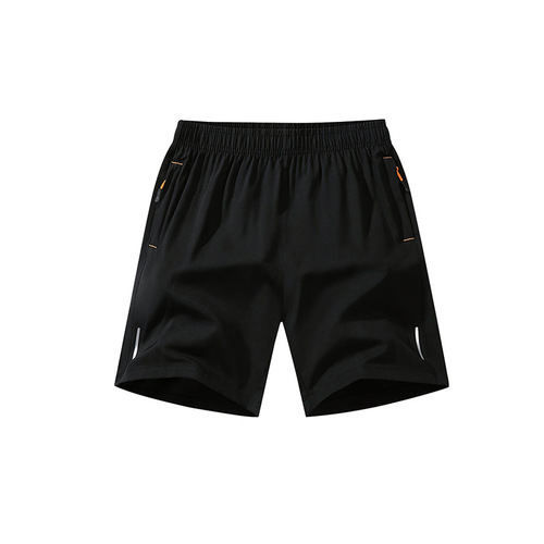Wholesale Five-Pocket Casual Beach Shorts for Men, Ice Silk, Plus Size, Summer Thin Model, Running and Sports Loose Short