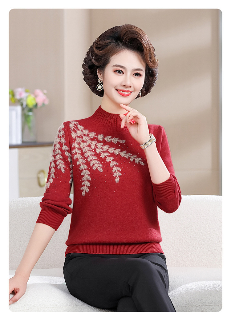 E5911 790K ÁO LEN NỮ TAIRYA MÙA XUÂN THU ĐÔNG TRUNG NIÊN DÀY ẤM THỜI TRANG NỮ G02 SẢN PHẨM MỚI