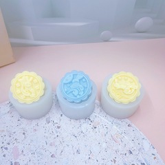 月兎月餅香薫ろうそくシリコン金型DIYウサギ氷皮月餅緑豆餅金型創造菓子金型