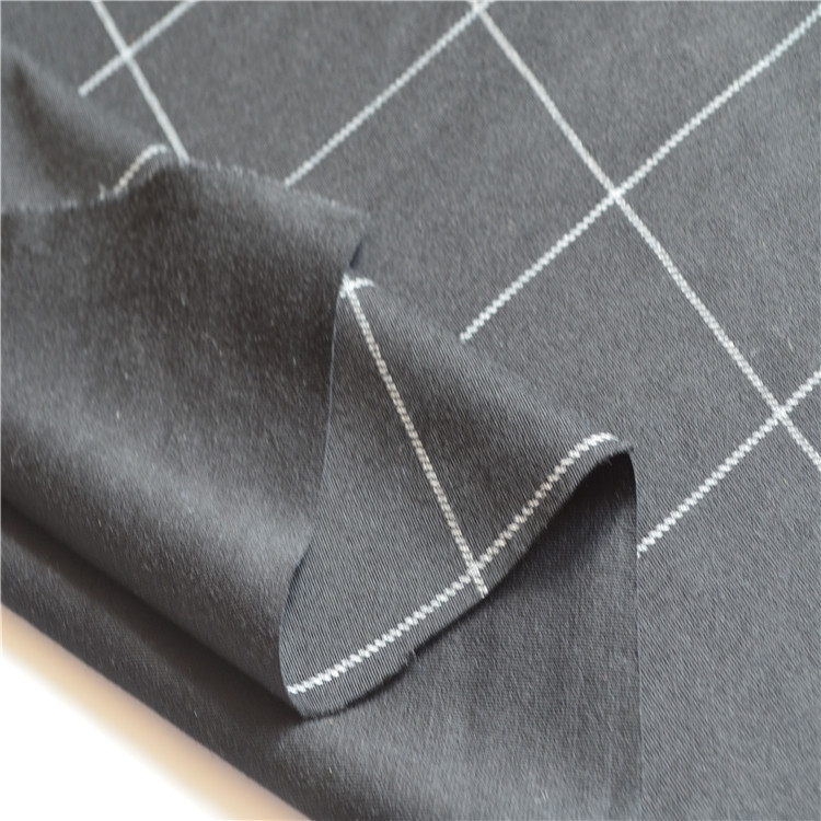 纯涤纱氨纶罗马布涂料印花布，裤子面料