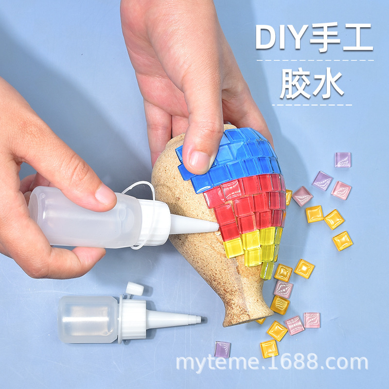 30mlアルコール接着剤不織布ゴム麻縄子供diy手芸専用透明強力ソフト接着剤|undefined