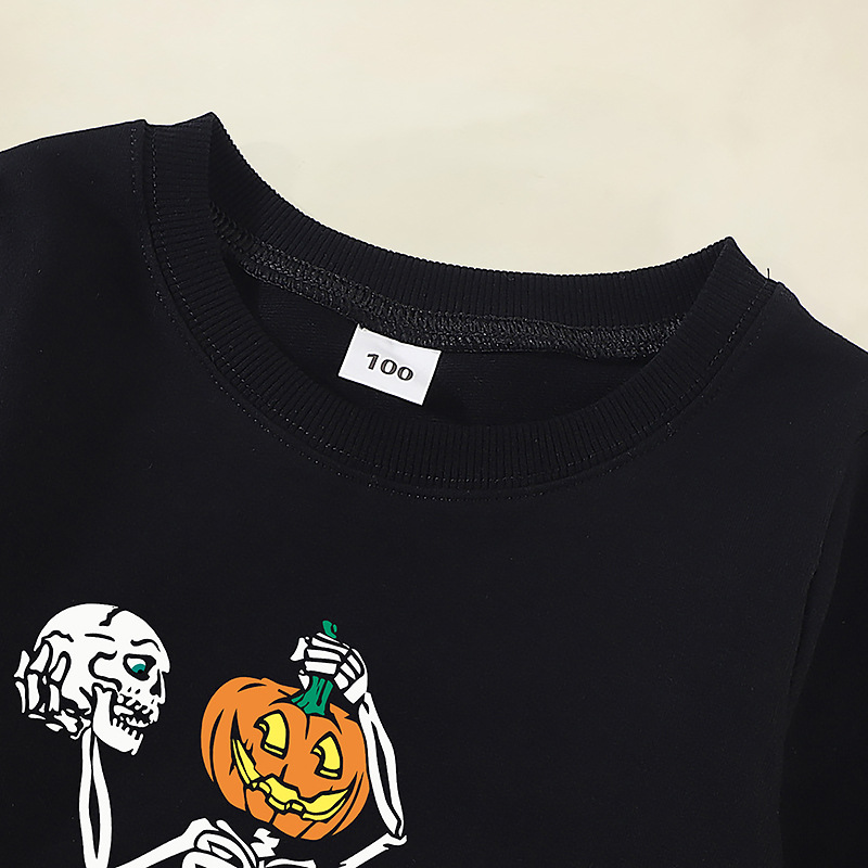 Halloween Fashion Cartoon Printing Cotton T-shirts & Shirts display picture 4