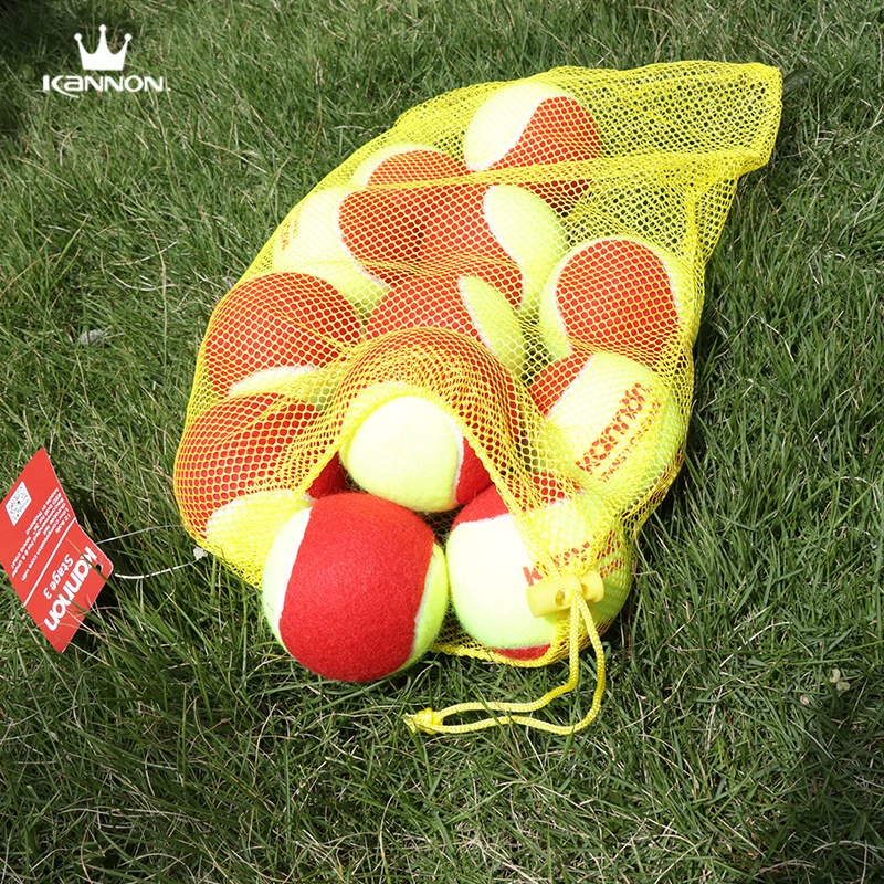 康龙KANNON Guanqun children's tennis red ball decompression soft training excessive short practice ball S3 durable