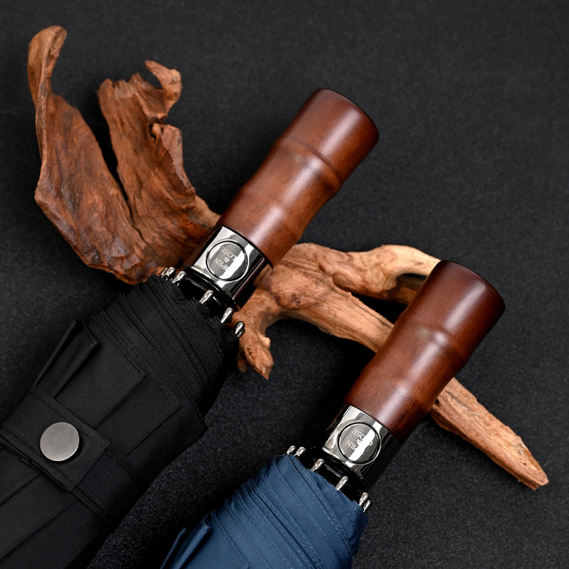 70% off Ten-Rib Fully Automatic Folding Umbrella for Men, Business Style, Solid Wood, Vintage Gentleman's Custom-Made Promotional Umbrella 70% off Ten-Rib Fully Automatic Folding Umbrella for Men, Business Style, Solid Wood, Vintage Gentleman's Custom-Made Promotional Umbrella