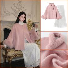 �����¿�����ʽ���|��ɫ��ë���¸߶˺���ë����+��ȹ���b NX020