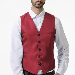 A generation of men's suit vest party vest nightclub overalls large size men's cross-border Amazon
