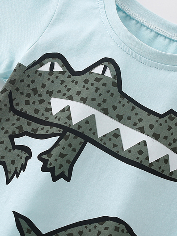 Malwee spot transfronterizo para niños dos piezas juego de camisetas de verano de manga corta nuevo juego de cuello redondo para niños europeos y estadounidenses