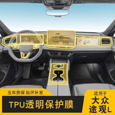 Car interior film Special Screen Center Console