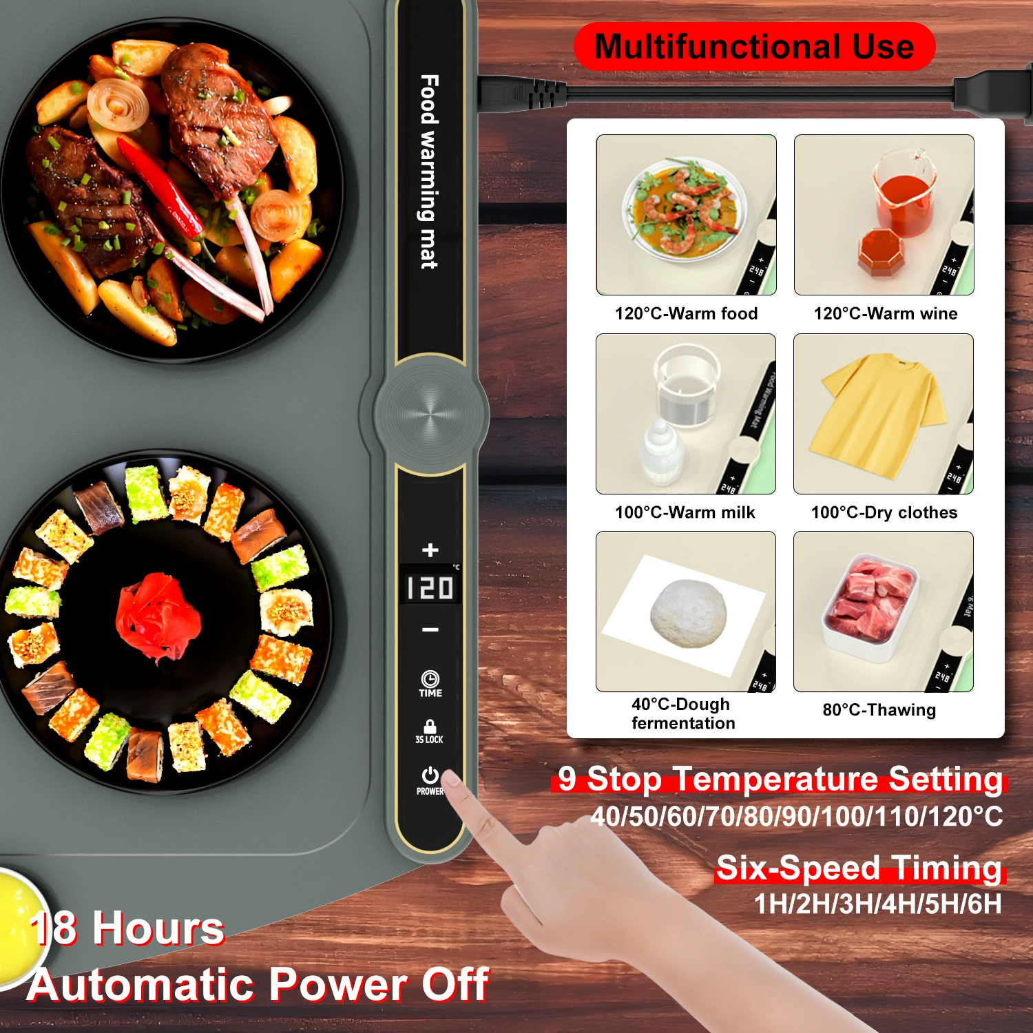 Smart silicone thermos for home use, (Cross-border trading), keeps constant temperature