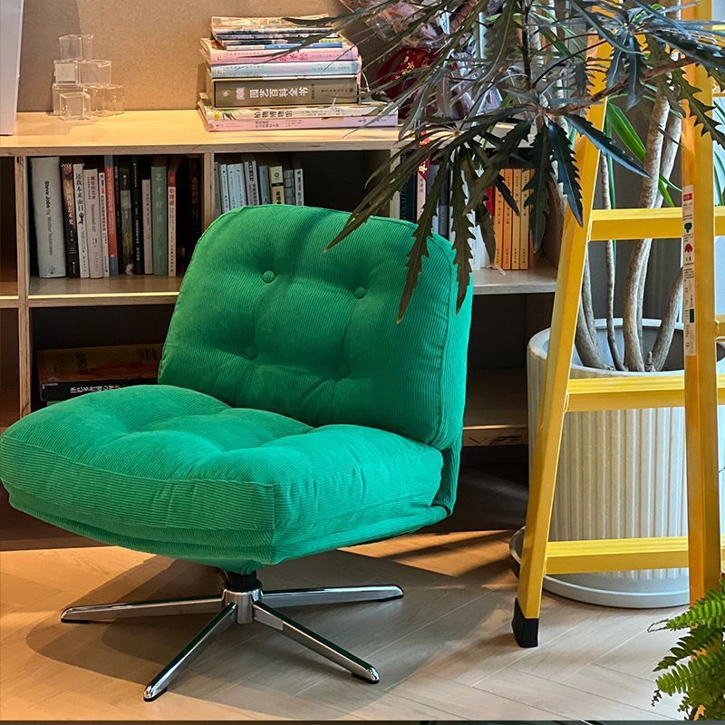 Vintage Single Small Sofa for Leisure Balcony Living Room, Swivel Sofa Chair, Designer Creative Internet Celebrity Lazy Sofa