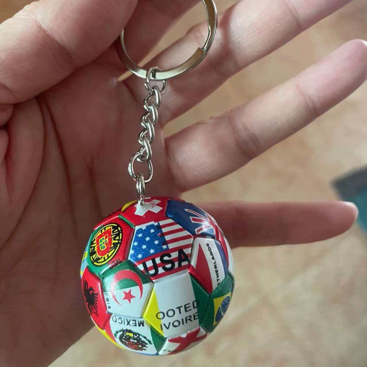 Souvenir Keychains, Small Gifts, National Team World Cup Wholesale, Football Fan Flags