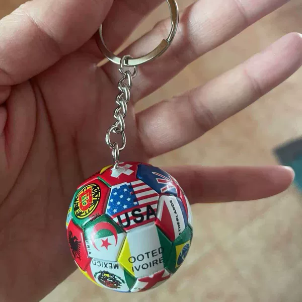 Souvenir Keychains, Small Gifts, National Team World Cup Wholesale, Football Fan Flags