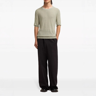 Custom Men's Old Money Style High-End Casual Short-Sleeve Sweater from a Foreign Trade Knitwear Company, Customizable with Provided Images