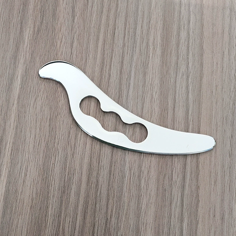 Нож для фасции из нержавеющей стали, физиотерапия меридианов мышечной ткани, полый нож в форме птицы, нож для соскабливания фасции, точечный массажер для акупунктурных точек