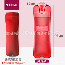 充水热水袋热敷颈椎脖子长条PVC抗压PVC糖果色暖被窝暖水袋保温