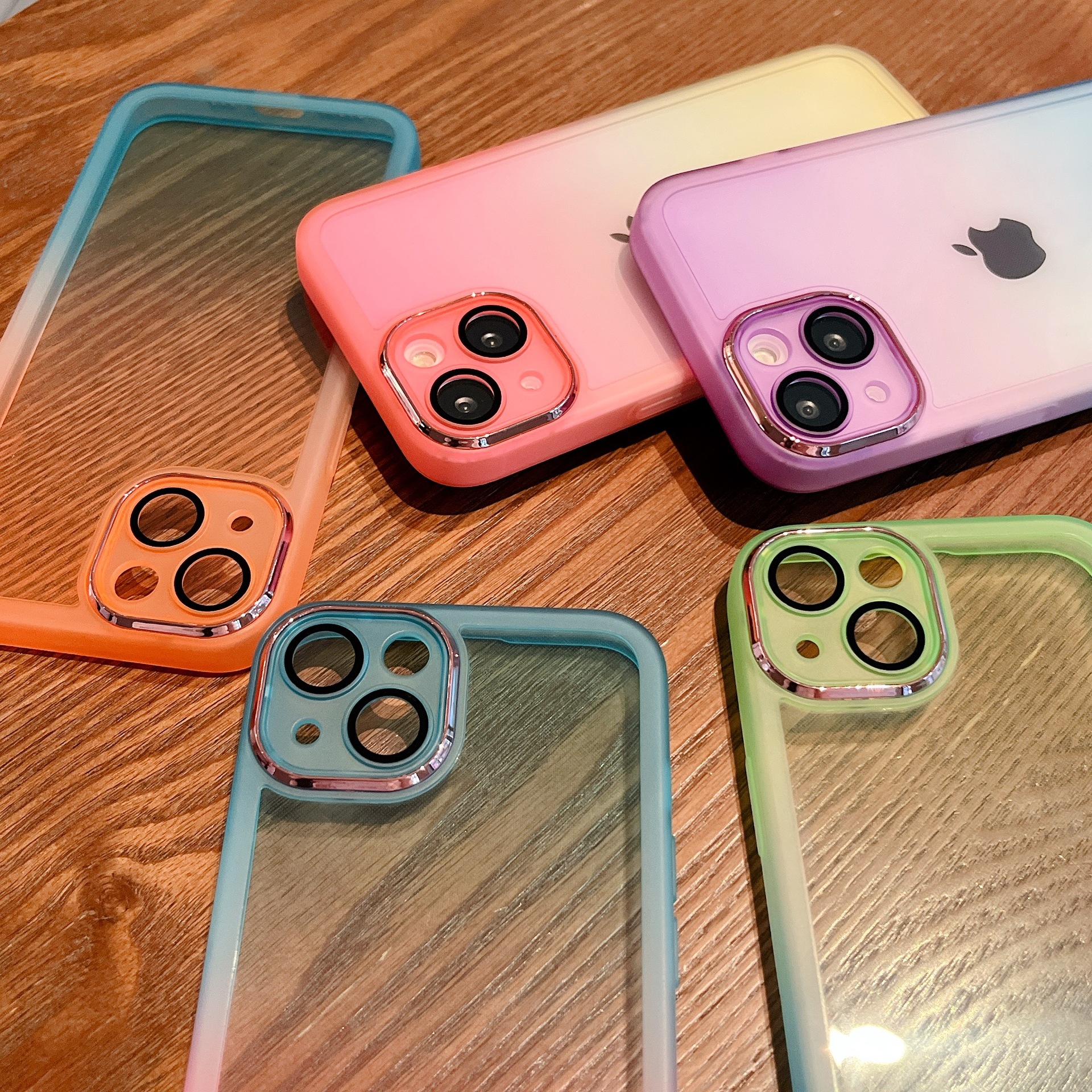 Simple Style Style Simple Style Gradient Color Tpu Phone Cases
