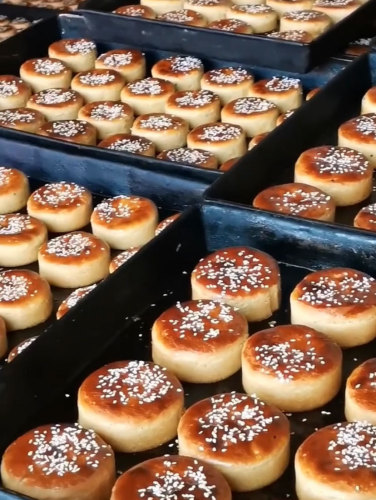 Soviet-style mooncake mold pier chestnut mung bean cake egg moon roasted cake skin mooncake grinding stainless steel round wedding cake ring