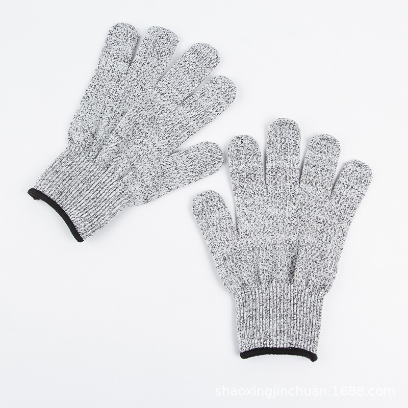 现货厨房男女防割手套刀具配品杀鱼屠宰学校工厂食堂防切割手套