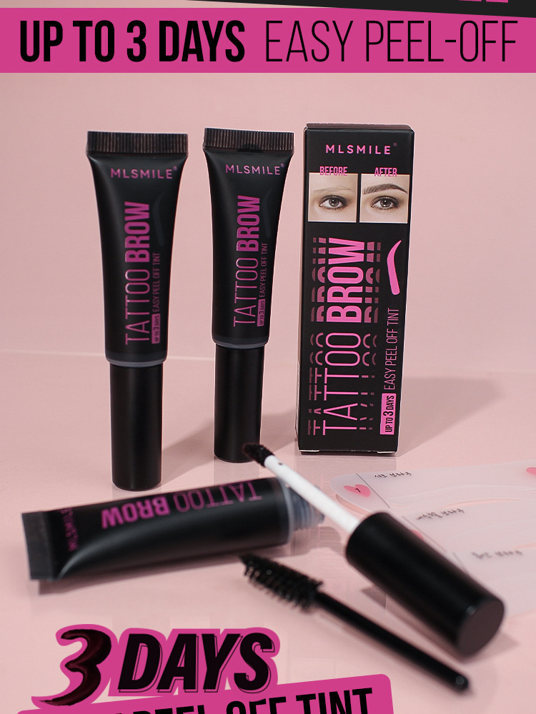 Solid Color Plastic Eyebrow Cream