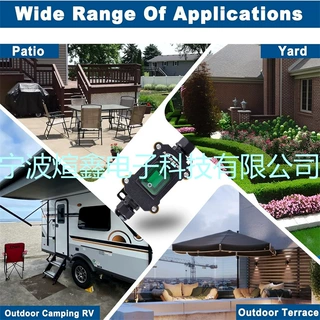 IP68防水开关盒带船形防水开关 美规 户外防水开关延长线防水盒
