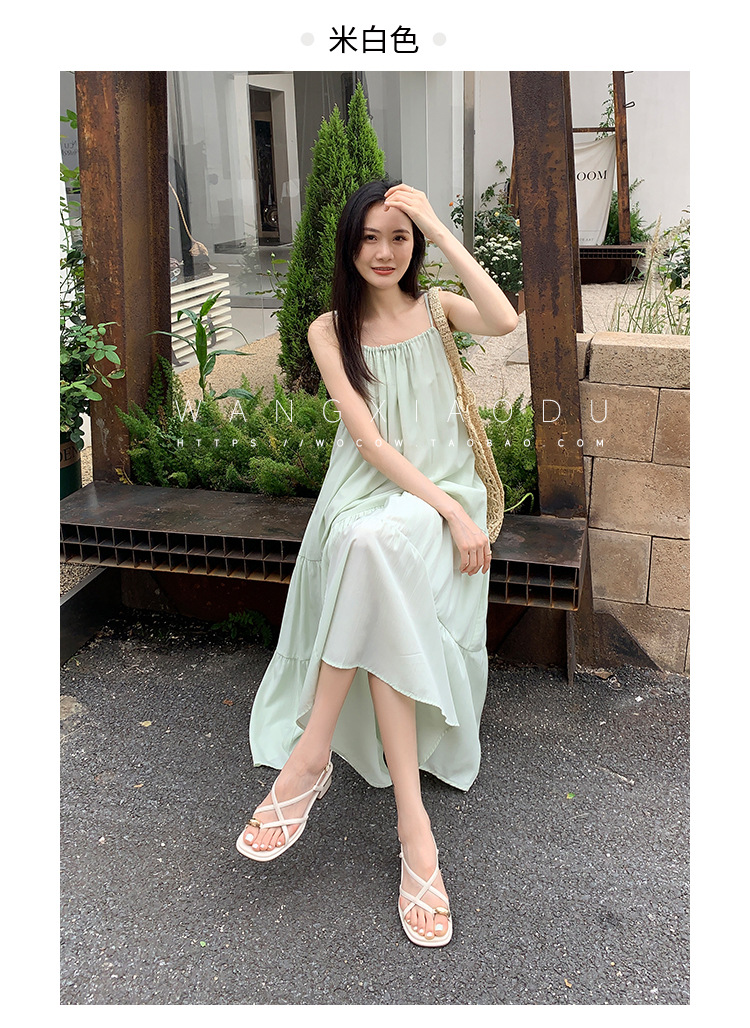 Dámské sandály na silném podpatku, Temperament Fairy Wind, tenké pásky, nové letní 2023, síťované červené řetízkové sandály s přezkou a tanga, římské boty_voghion.com