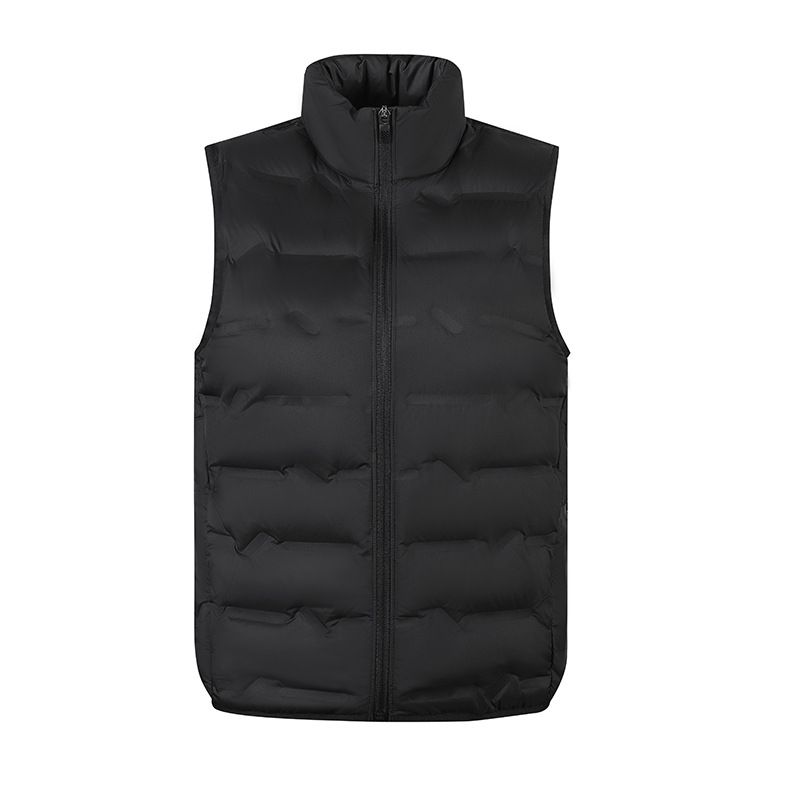Chaqueta de plumón sin mangas al aire libre invierno de trabajo chaleco de hombro de grafeno chaleco de plumón de hombre personalizado image 20