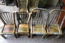 批发竹制品竹椅复古太师椅靠椅子竹凳子竹编凳子乘凉椅休闲椅麻将
