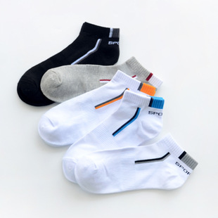 Socks men's short socks summer thin deodorant sweat-absorbent sports socks shallow mouth spring and summer white socks stall wholesale