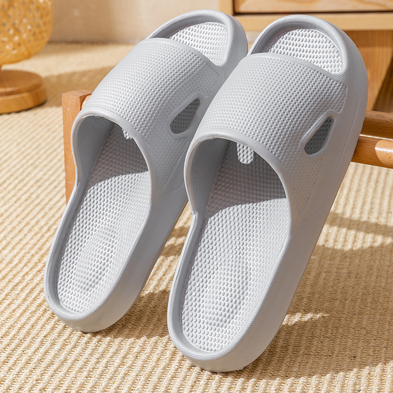 女性用屋内ホームノンスリップスリッパ、夏用消臭ホームリビングルームゲストスリッパ、男性用ソフトソール厚底EVAサンダル|undefined
