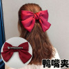 (酒红)蝴蝶结鸭嘴夹