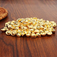 迷你塑料金元宝金条砖金豆瓜子米乔迁居家办公婚庆风水合金工艺品