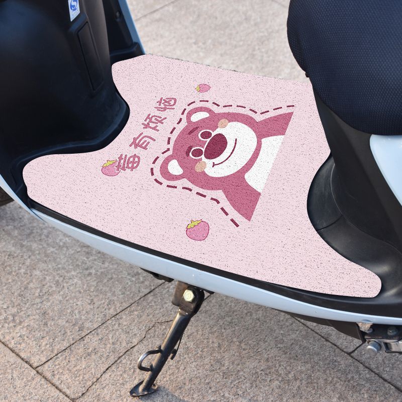 Electric car wire ring foot mat universal thickened waterproof good care foot mat can be freely cut non-slip pedal mat