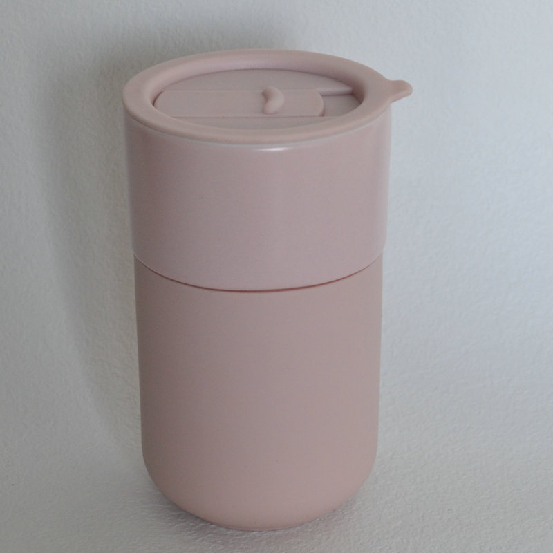 シンプルなファッション陶磁器カップ蓋付きカップグリーンピンク高筒ストレートカップ家庭用オフィスカップ|undefined