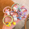 Cartoon children's hair rope with pigtail, hair accessory, wholesale