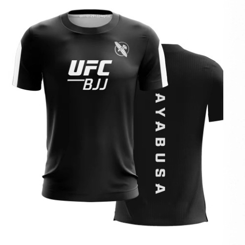 Ufc Bjj Clothing 2025 Summer Brazilian Jiu Jitsu Jersey Men's Fighter 3D Printed Short Sleeve