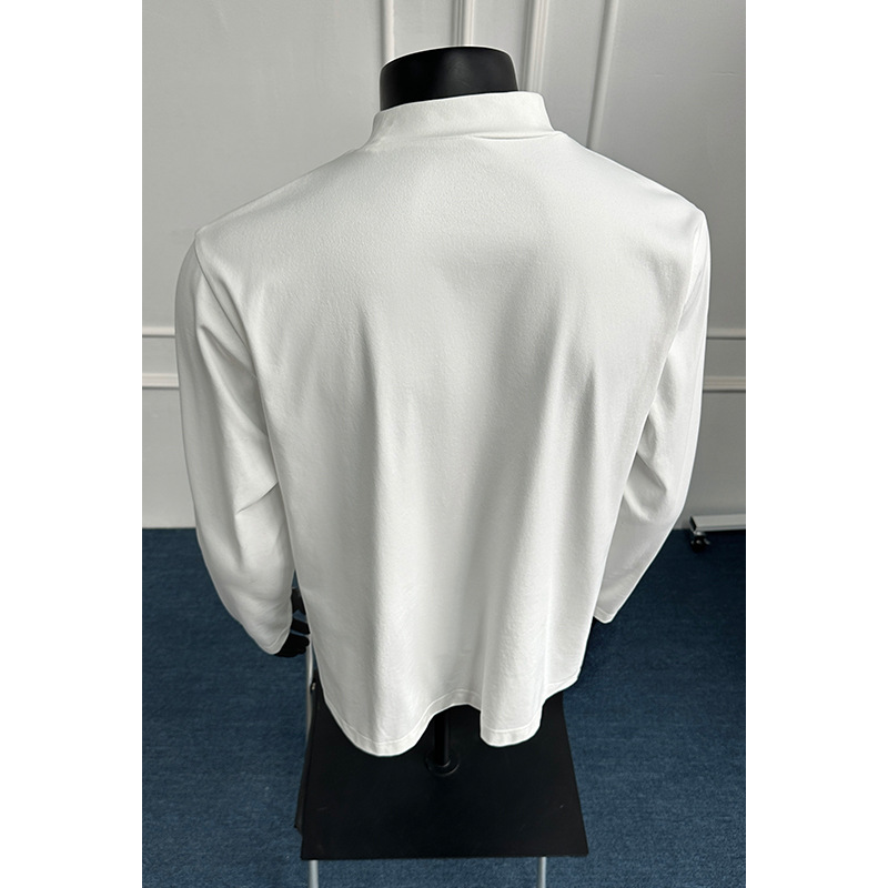 American-style Deconstructed Long-sleeve T-shirt Men, Spring Cleanfit, Stylish And Casual, Large Size Loose-fitting Base_voghion.com
