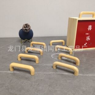 Hand Gift Box Wooden Handle Gift Box Wooden Handle Mooncake Box Paper Box Wooden Handle Wooden Handle Felt Bag Wooden Stick