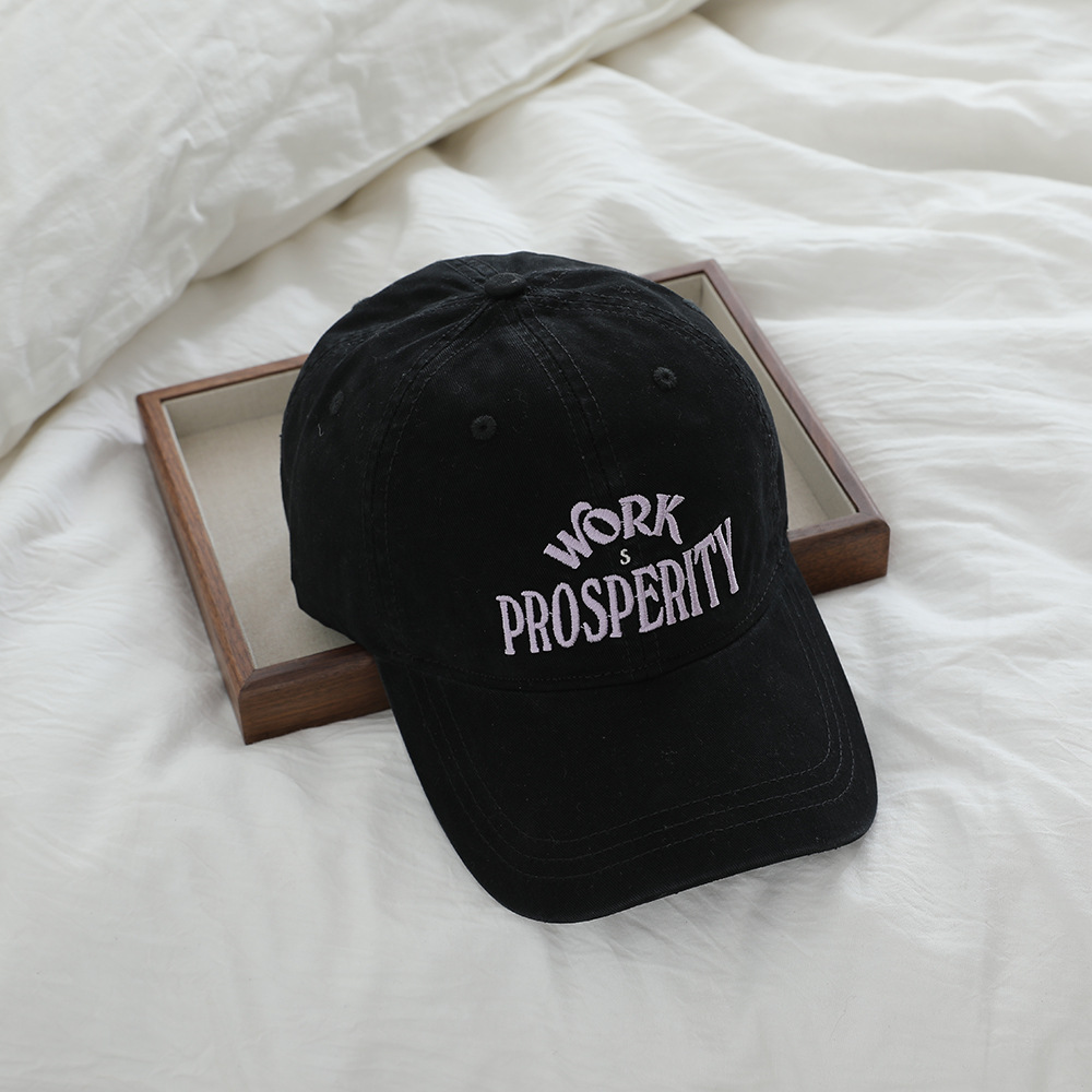 Hanfeng personalidad letras para niños sombrero de lengua de pato suave superior versátil modelado gorra de béisbol sombrero de sombrero de sombrero