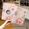 Double-sided 360° rotating leather case [AE6936 hat string]
