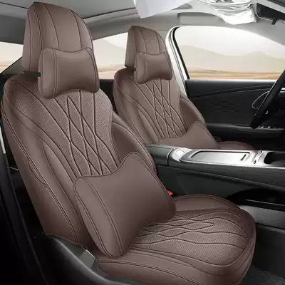 Modelə uyğun (Original) oturacaq örtükləri — Chery Fengyun A8 seat covers - coffee-brown-deluxe-edition-note-the-model-year-front-row-fully-covered-rear-row-partially-covered