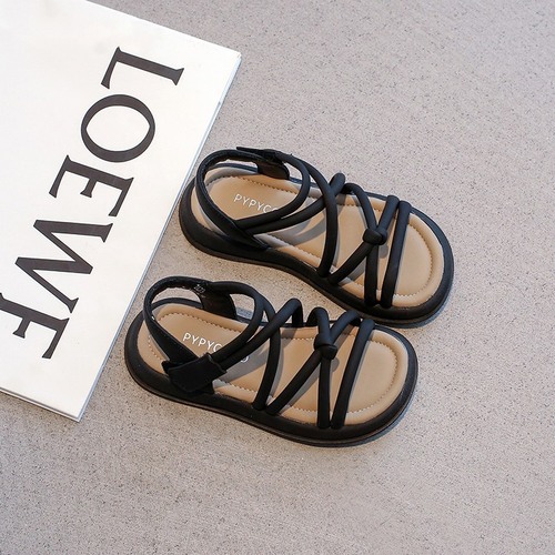 Best-selling children's sandals 2025 summer girls ultra-soft bottom princess shoes for big children anti-slip beach shoes for girls