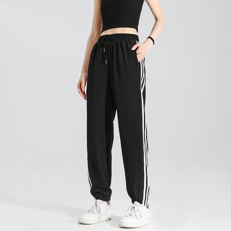Pantalones Deportivos Casuales Nueve Puntos de Seda de Hielo para Hombre