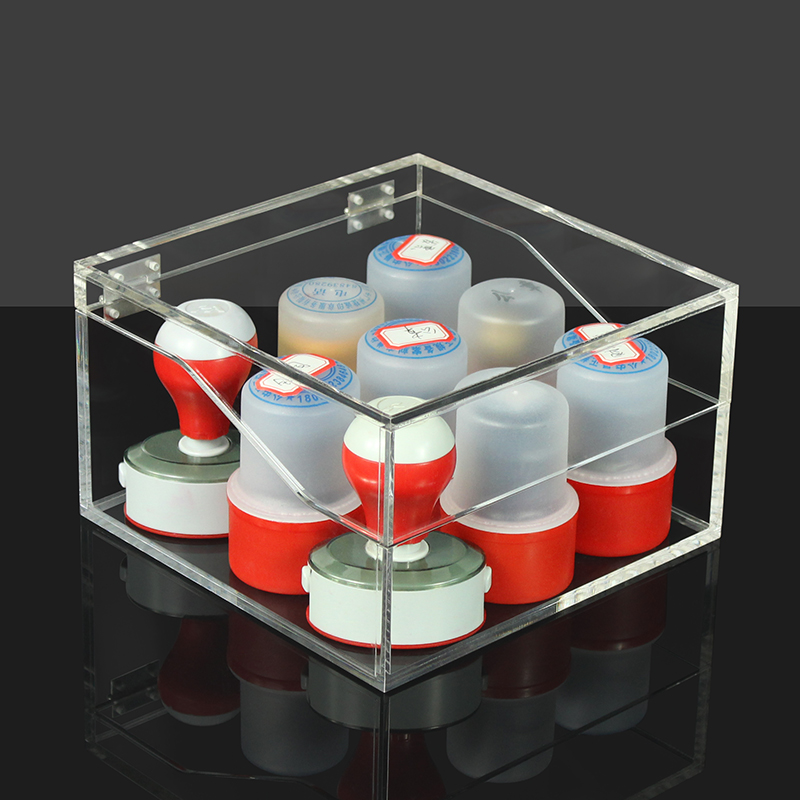 아크릴 봉인 상자 투명  번호 잠금 회사 봉인 금융 사무실 다기능 휴대용 보관함