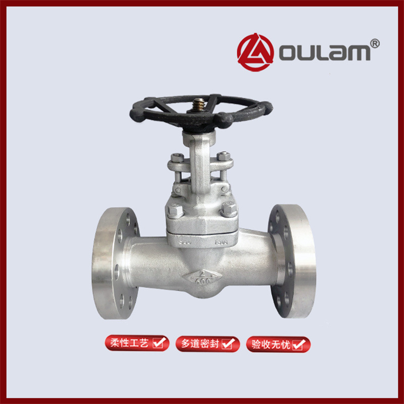供应Z41W DN50法兰整体RJ 低碳不锈钢法兰闸阀用于电站系统装置