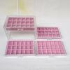 Acrylic storage box, jewelry, necklace, earrings, ring, stand, 72 cells