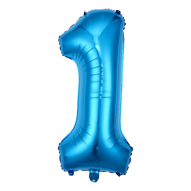Versión estadounidense del globo de película de aluminio digital de 40 pulgadas de cuerpo delgado Decoración de fiesta de cumpleaños Helio flotando en el aire Globo grande transfronterizo de 42 pulgadas