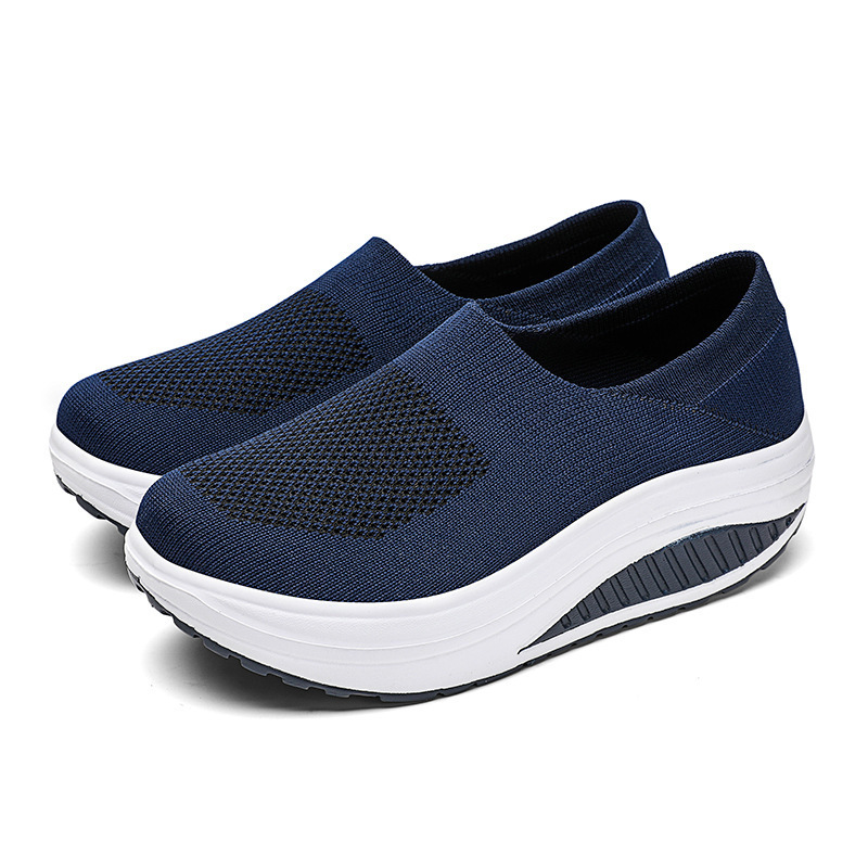 Wish Amazon Cross-Border Large Size Mother's Shoes Flats Sports Shoes Nurse Women's Shoes Thick-Soled Eva-Soled Platform Shoes