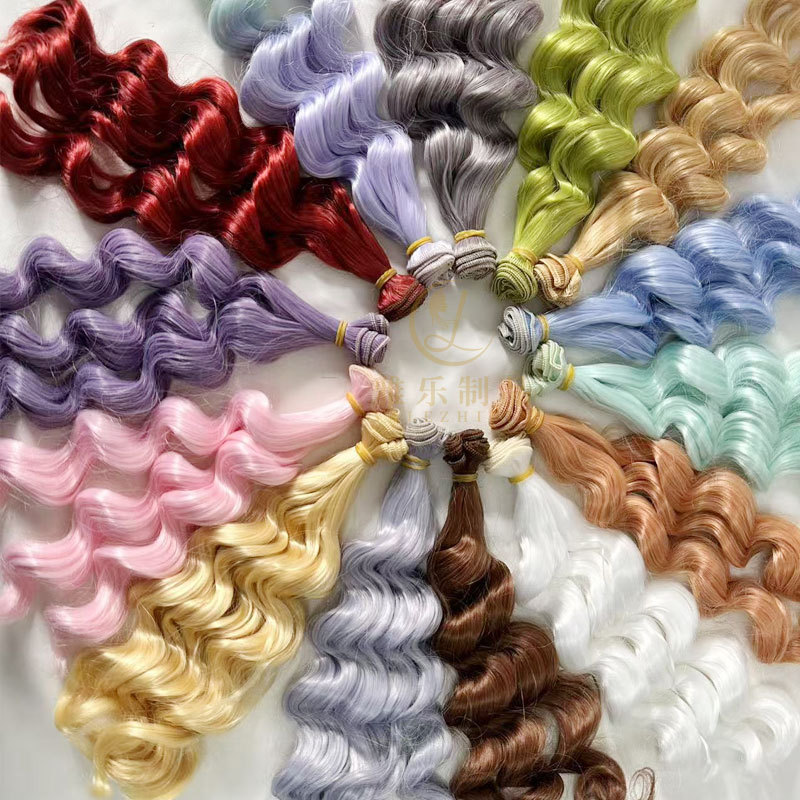 Yale Bjd/Sd Wig Soft High Temperature Silk Three Instant Noodles Rolls 15cm Hair Row Can Salon Ob Barbie Kerr Yale Bjd/Sd Wig Soft High Temperature Silk Three Instant Noodles Rolls 15cm Hair Row Can Salon Ob Barbie Kerr