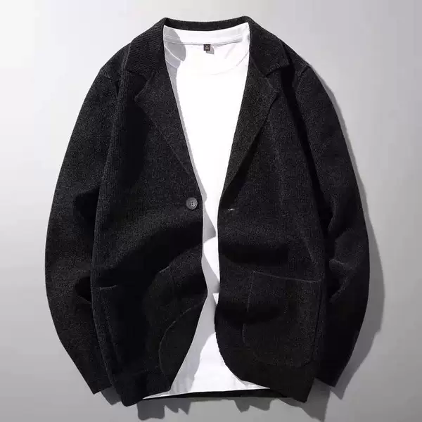 Black classic suit jacket