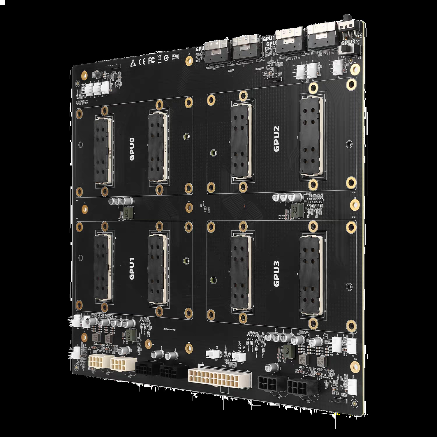 Four-Card V100 Nvlink Gpu Baseboard Nvlink300G V100 Adapter Board Sxm2